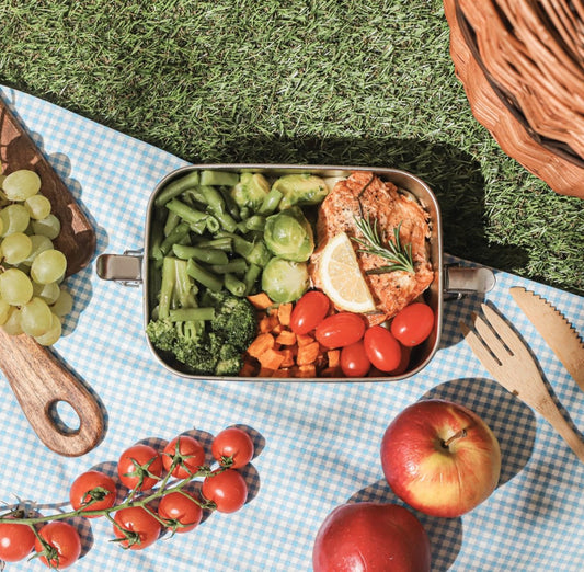 Boîte repas ~ Inox ~ 1200ml - GreenBerry Bambaw