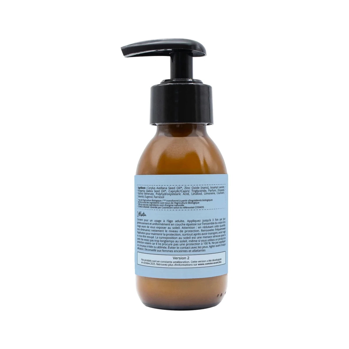 Crème solaire liquide SPF50 ~ Monoï&Musc - GreenBerry Comme Avant