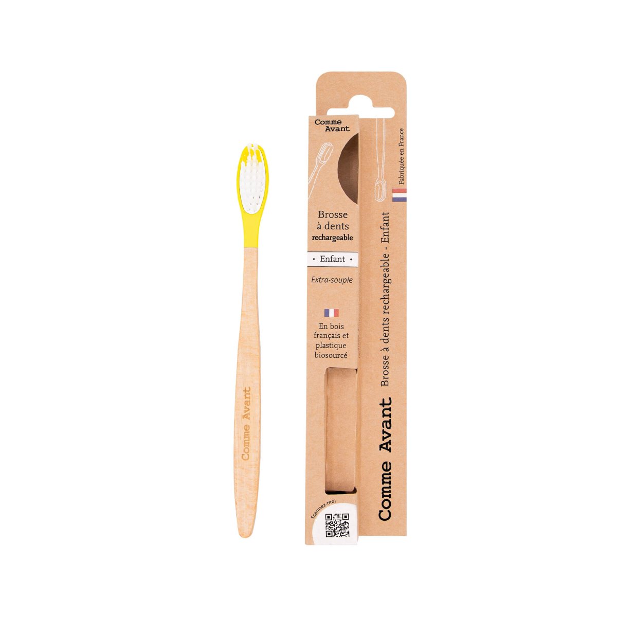 Brosse à dents ~ Enfant / Gencives sensibles ~ Poils extra souples - GreenBerry Comme Avant