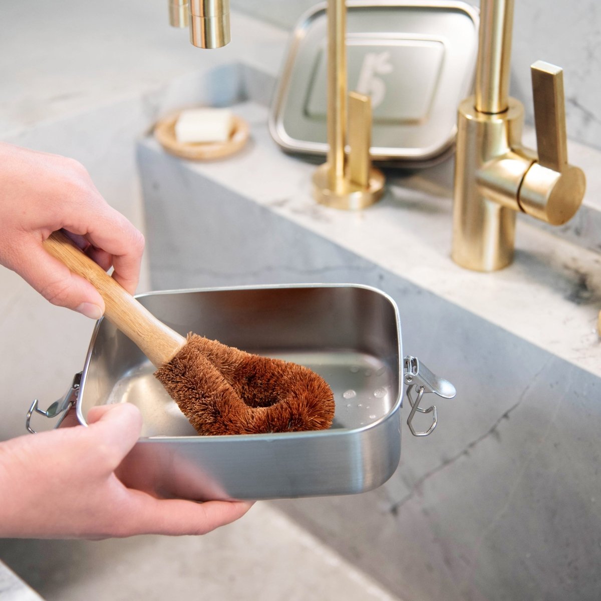 Brosse Vaisselle ~ Bambou&Fibres coco - GreenBerry Bambaw