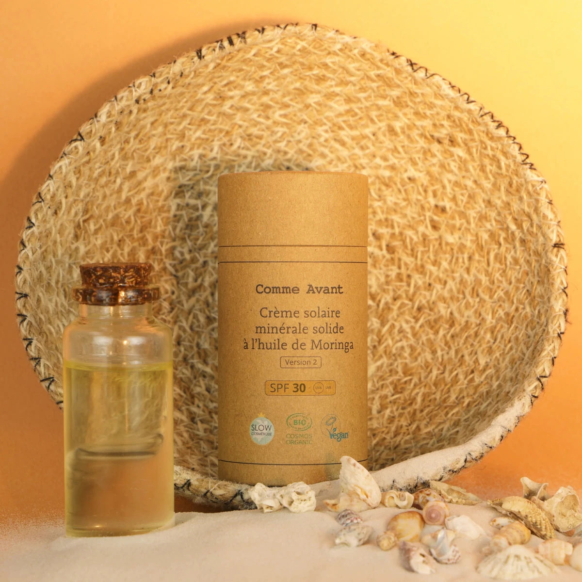 Crème solaire SPF30 ~ Huile de Moringa ~ Sans parfum - GreenBerry Comme Avant