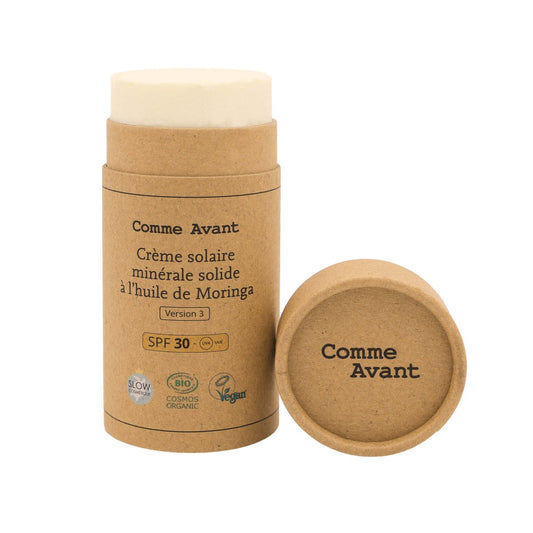 Crème solaire SPF30 ~ Huile de Moringa ~ Sans parfum - GreenBerry Comme Avant