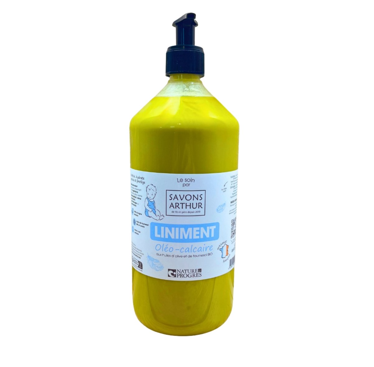 Liniment ~ Huile d'Olive & Tournesol - GreenBerry Savons Arthur