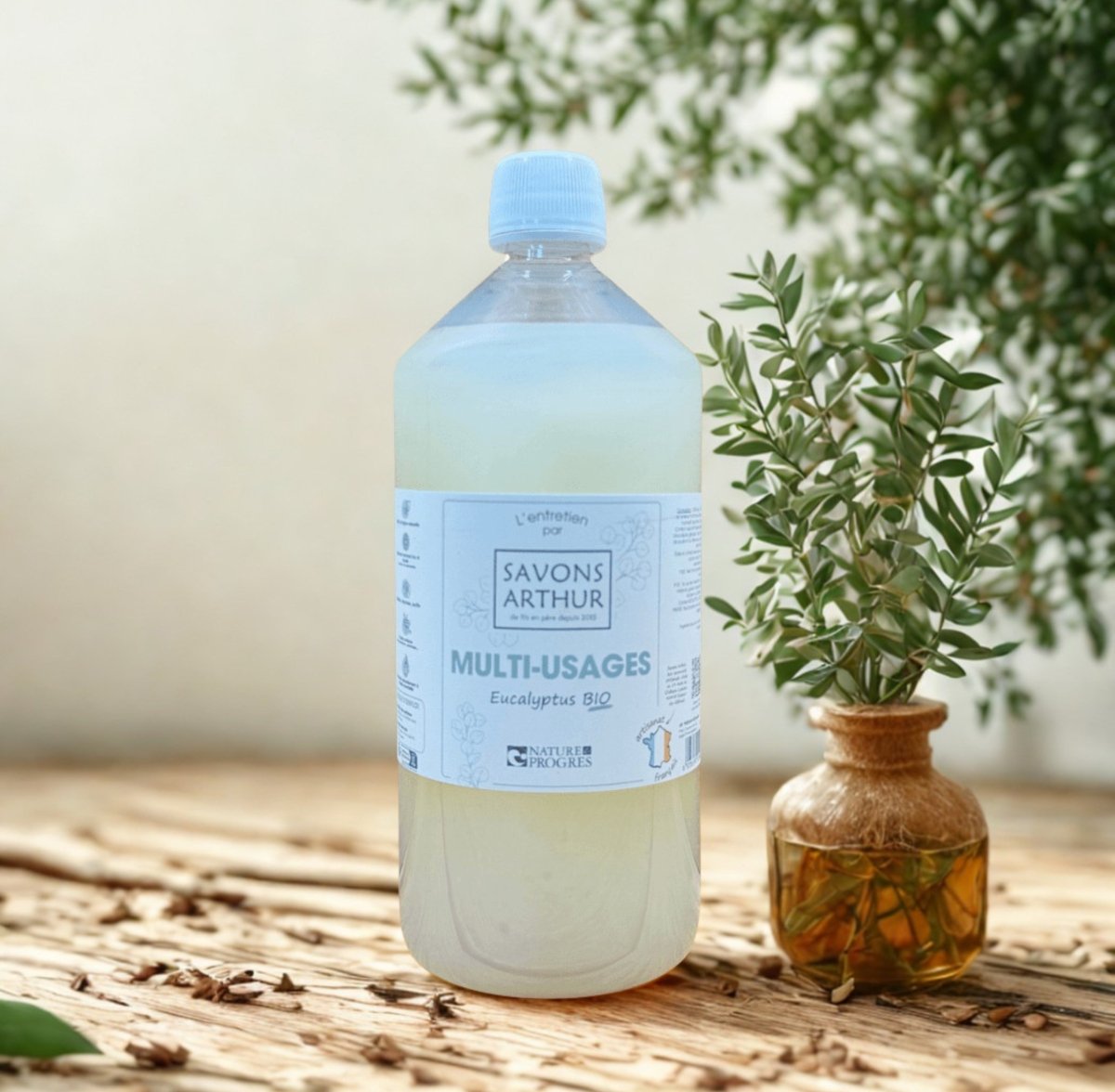 Nettoyant Multi - usages BIO ~ Eucalyptus - GreenBerry Savons Arthur