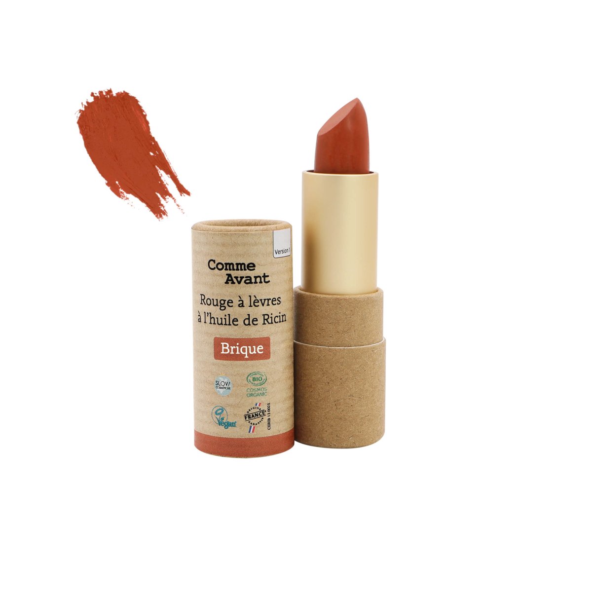 Rouge à Lèvres ~ Teinte Brique - GreenBerry Comme Avant