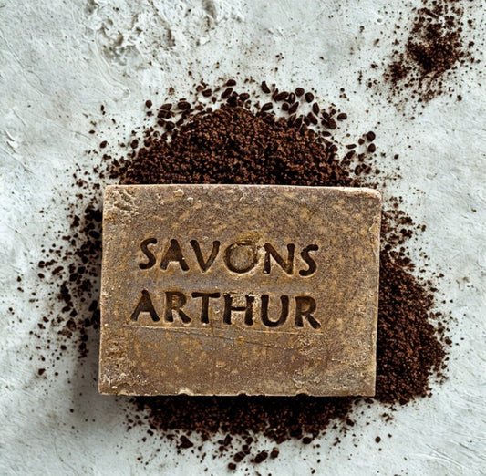 Savon Exfoliant ~ Gommage ~ Marc de café - GreenBerry Savons Arthur