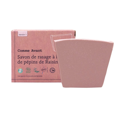 Savon rasage ~ Huile de pépins de raisin ~ Mixte - GreenBerry Comme Avant