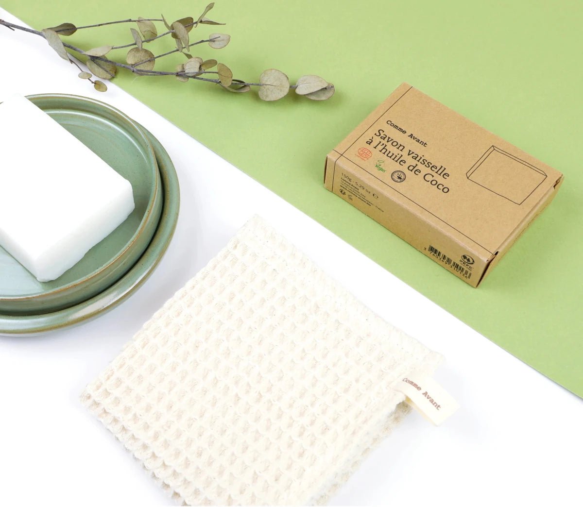 Savon vaiselle solide ~ Sans parfum - GreenBerry Comme Avant